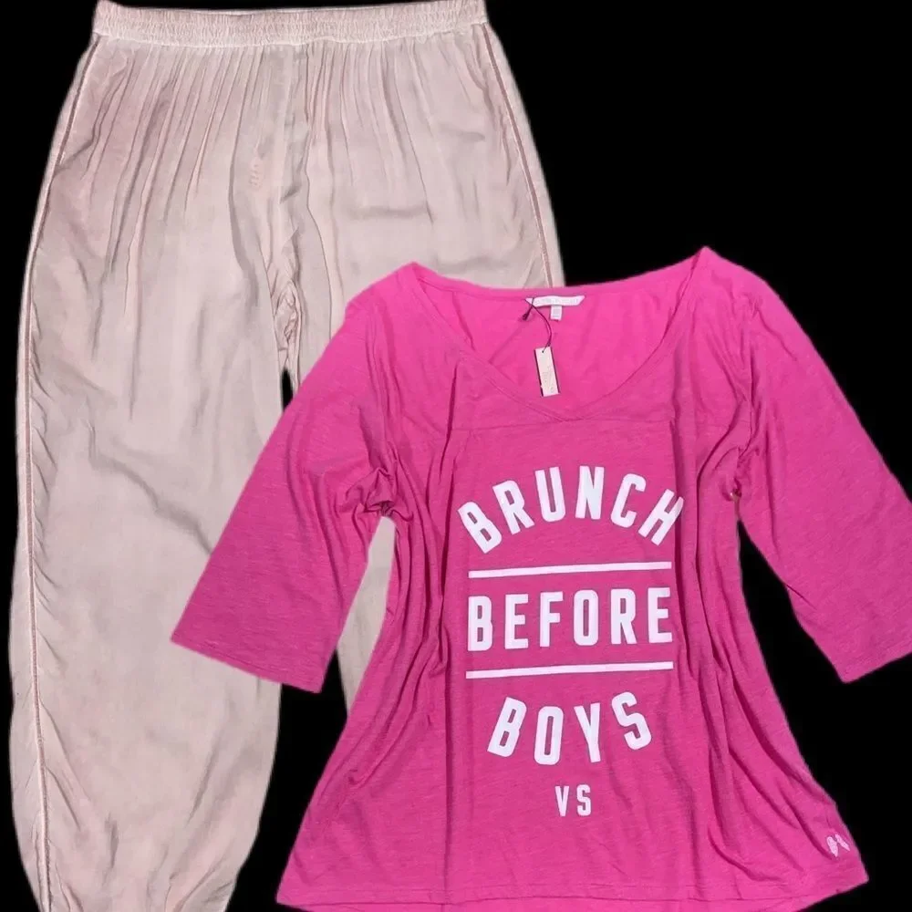 Victoria’s Secret jogger pants soft top pajama set